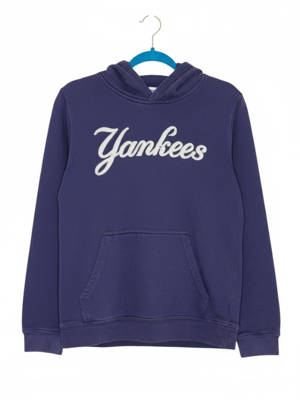 Genuine Merchandise Yankees Hoodie Fleece Sweatshirt Boy Navy Blue 10 12